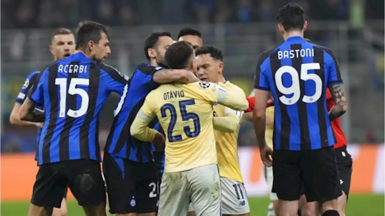 Terjadi Keributan Rekan Satu Tim, Ini 5 Fakta Menarik Duel Inter Milan vs Porto