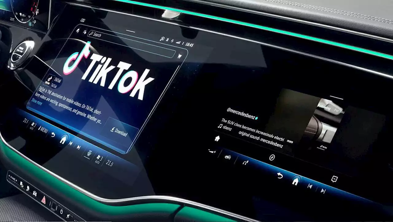 Mercedes bringt Tiktok ins Auto - sowie Google und Youtube | W&V