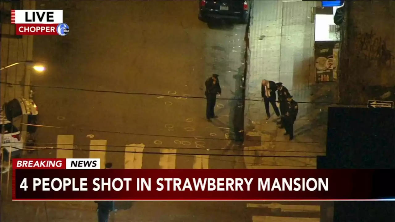 2-year-old, 4 teens among those injured in shooting in Philadelphia's Strawberry Mansion section