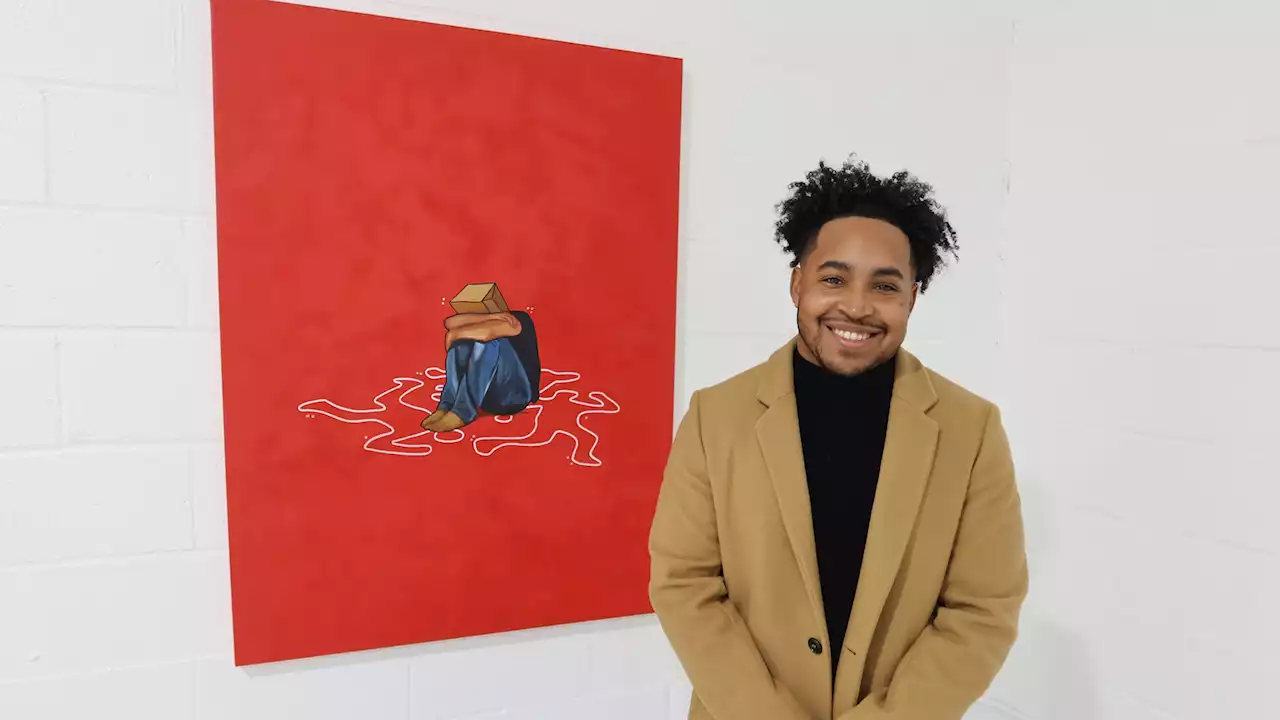 Houston artist Paperbag puts spotlight on mental health