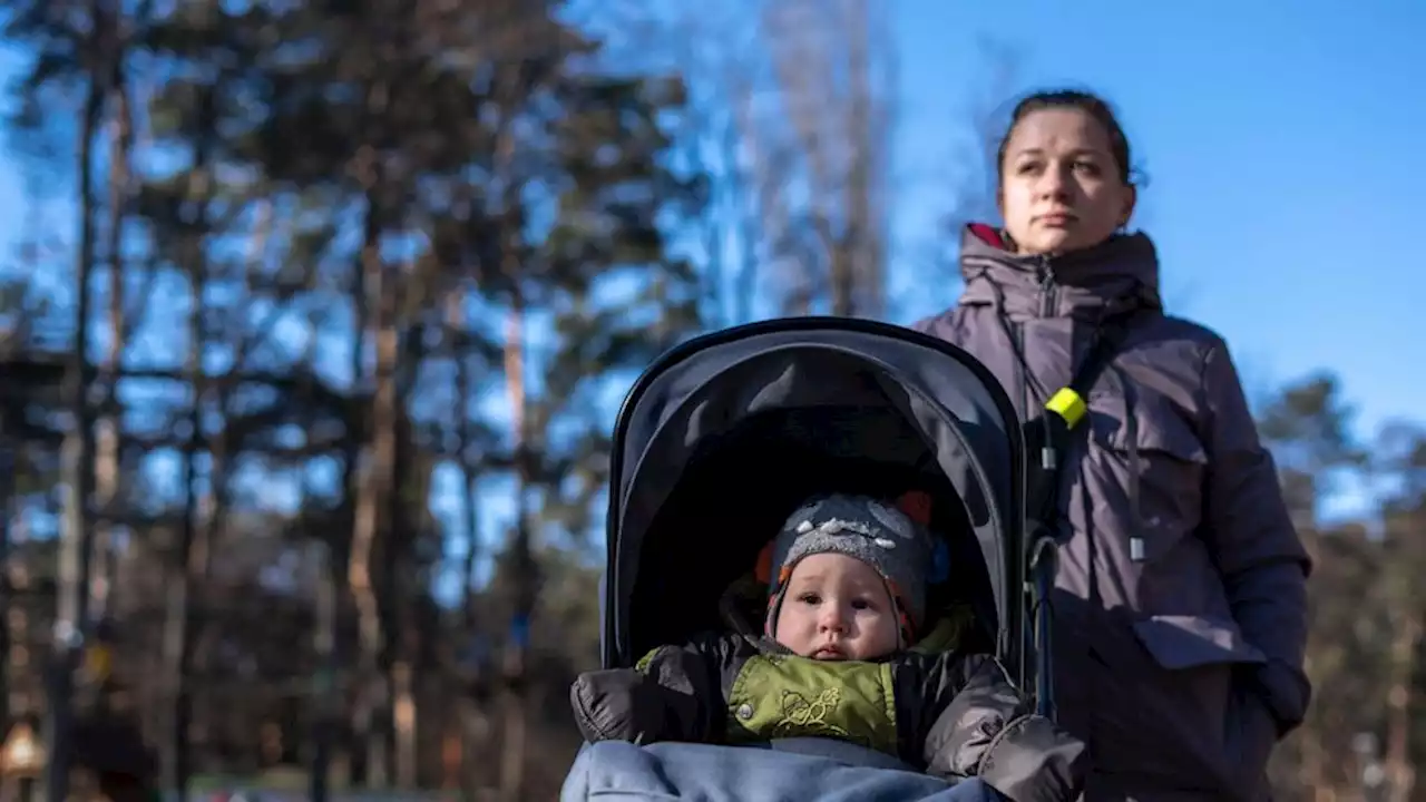 Joy amid sorrow: 1st birthdays muted for Ukrainian parents