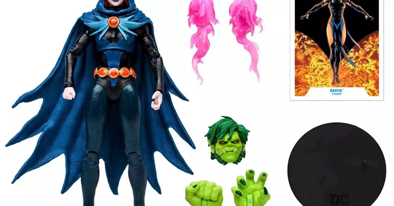 Unleash the Mystical Force of DC Comics Raven with McFarlane Toys