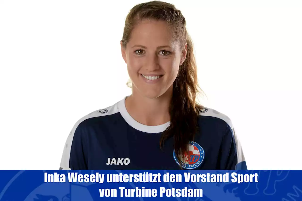 Inka Wesely unterstützt den Vorstand Sport von Turbine Potsdam - 1. FFC Turbine Potsdam