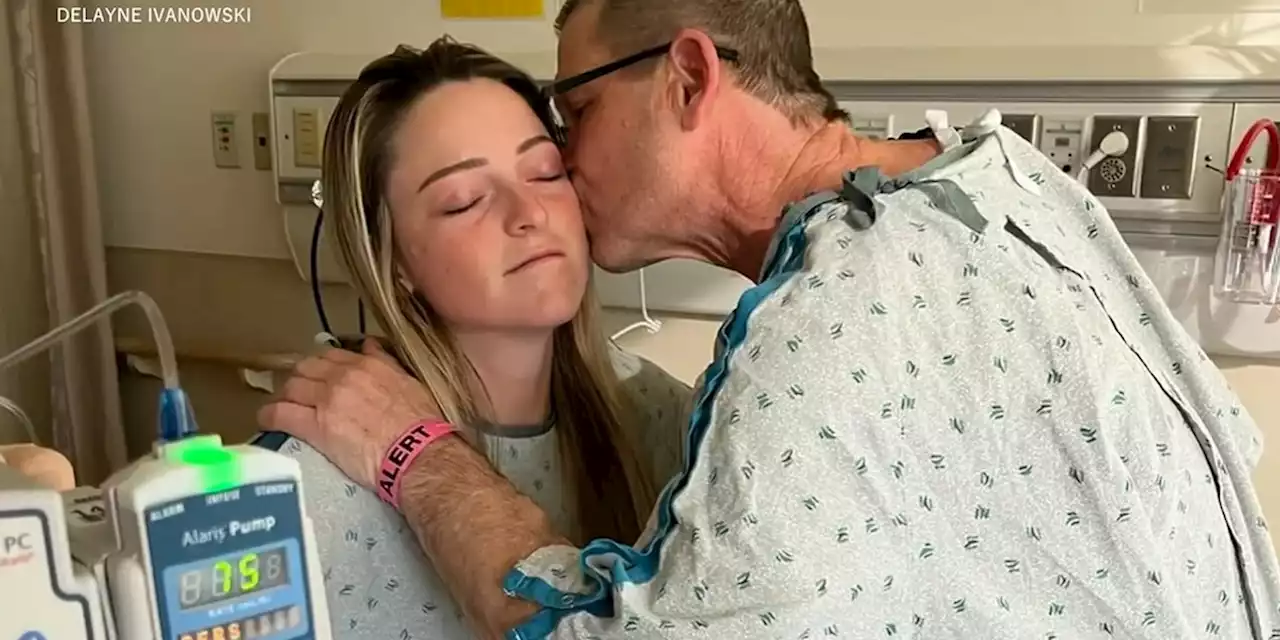 ‘I can’t stop crying’: 25-year-old daughter secretly becomes her father’s kidney donor