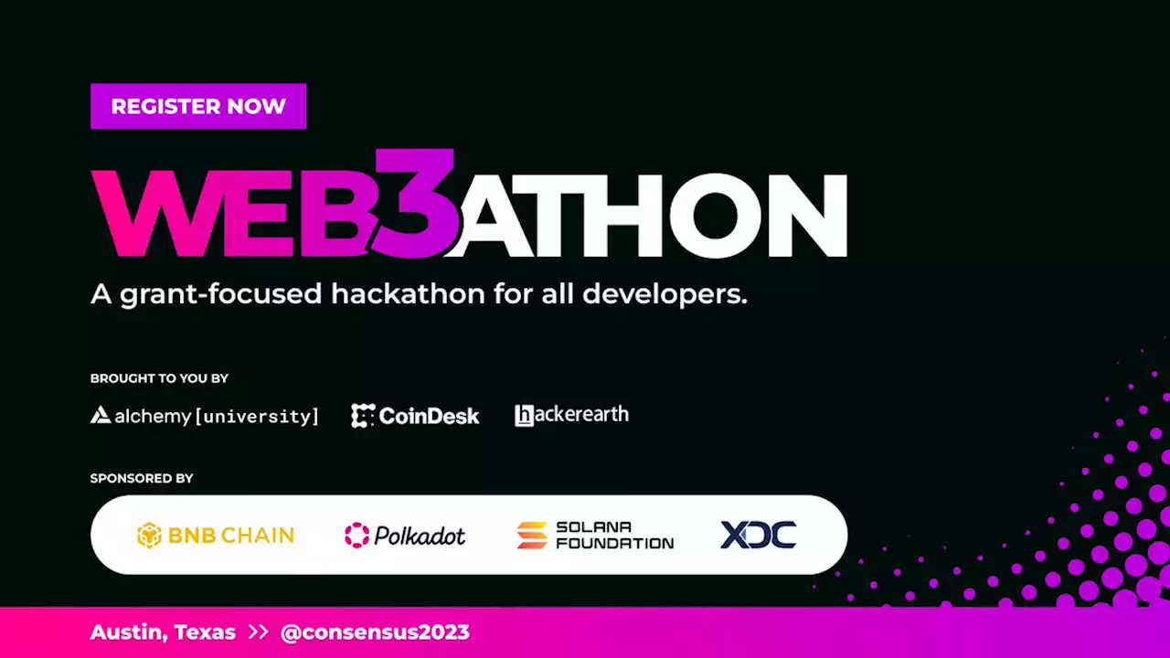 Web3athon | Agenda | Consensus 2023 | CoinDesk