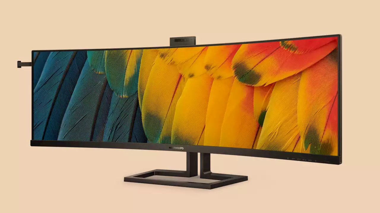 „5K“ in 32:9 auf 45 Zoll: AOC und Philips mit neuem Curved-VA-Panel