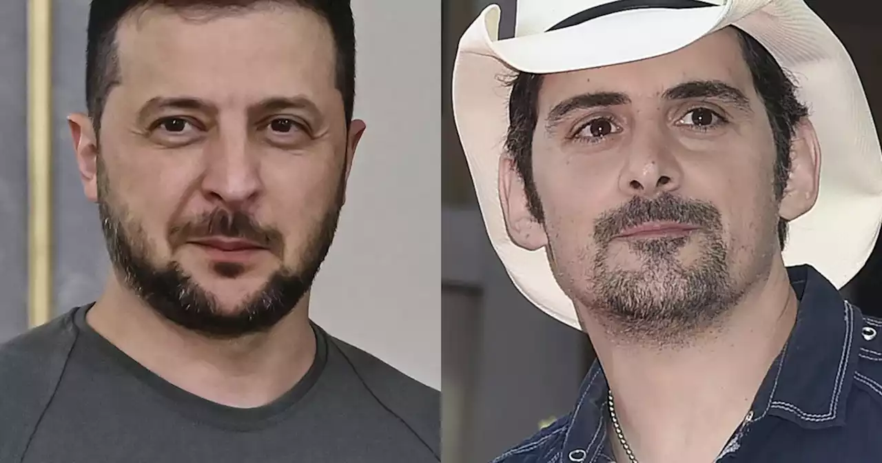 LISTEN: Brad Paisley releases song with Zelensky to mark one year of war in Ukraine