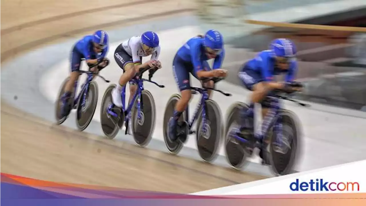 Melihat Lagi Aksi Pebalap Sepeda Dunia Adu Cepat di Velodrome