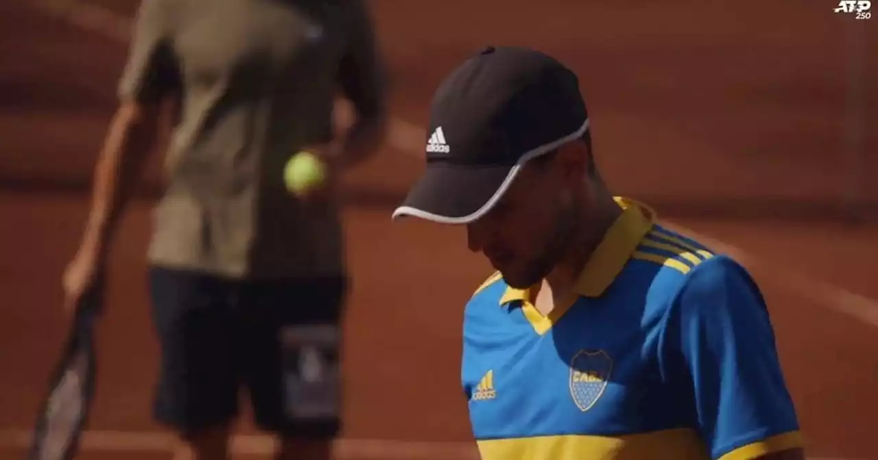 Thiem se entrenó con la camiseta de Boca