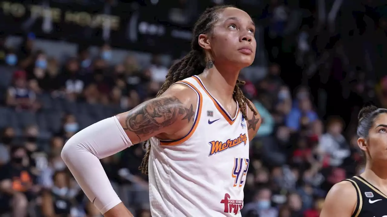 Griner on court in 1st open workout since release