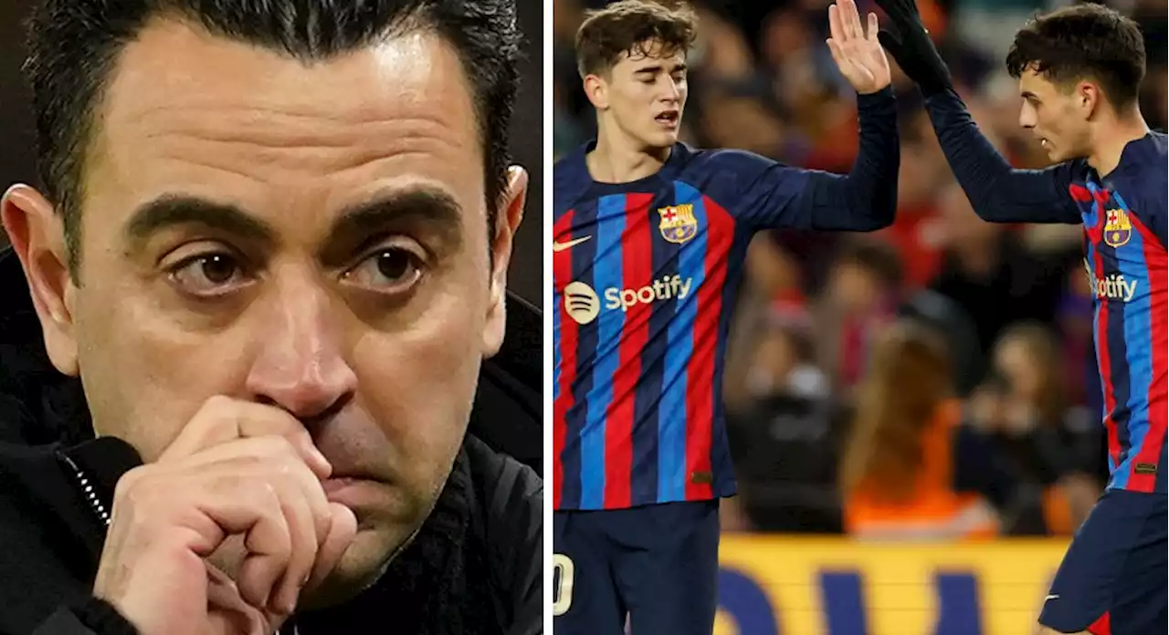 Xavi pekar ut brist mot Manchester United: 'Inte att leta ursäkter'