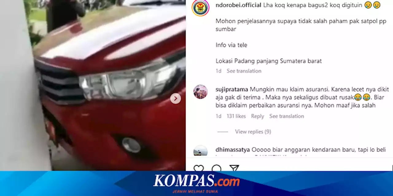 Perusakan Mobil Dinas Kasatpol PP Padang Panjang, Polisi Periksa Saksi dan Sita Barang Bukti