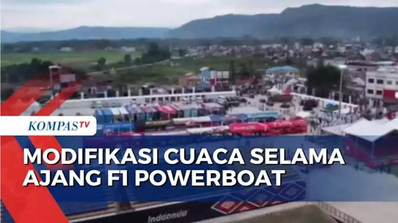 BRIN Modifikasi Cuaca Selama Ajang F1 Powerboat Lake Toba 2023