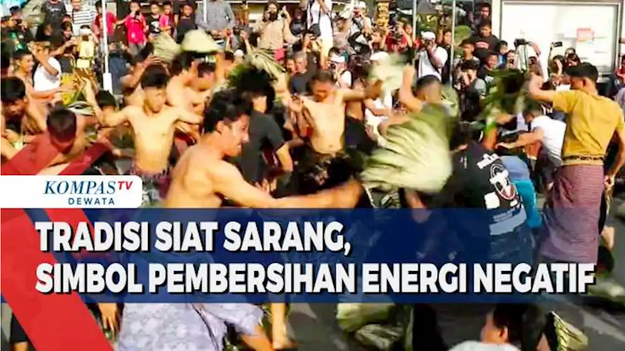 Tradisi Siat Sarang, Simbol Pembersihan Energi Negatif