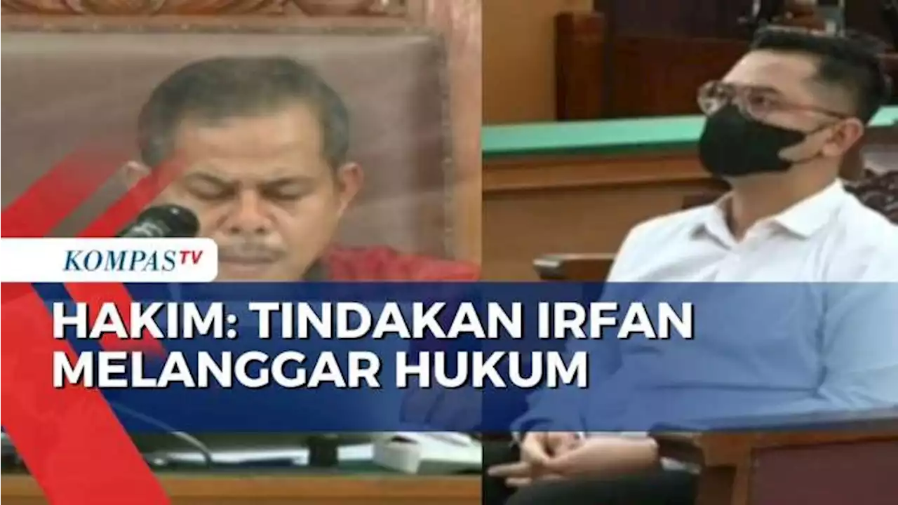 Vonis Irfan Widyanto, Hakim: Tindakan Ganti DVR CCTV Tanpa Izin Langgar Hukum