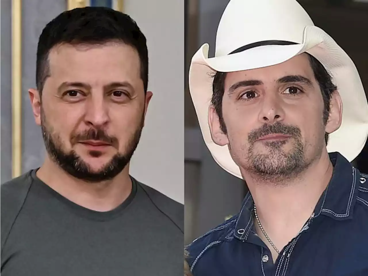 Brad Paisley pens country song featuring Ukraine's Zelenskyy