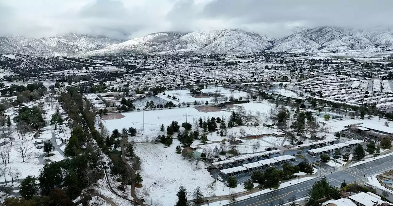 San Bernardino County mountains brace for first blizzard warning on record