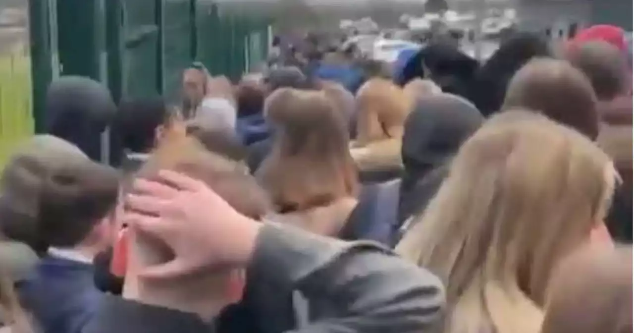 Hundreds of pupils protest outside Leeds school over toilet rule change