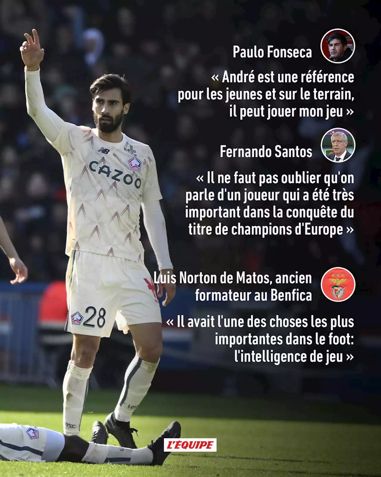 André Gomes (Lille), au-delà des blessures