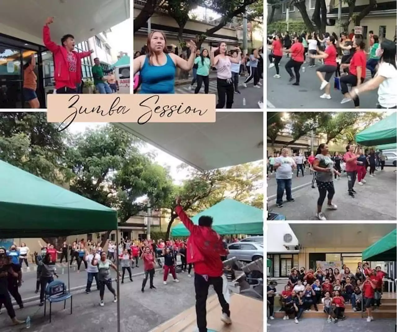 Las Piñas health office holds zumba session