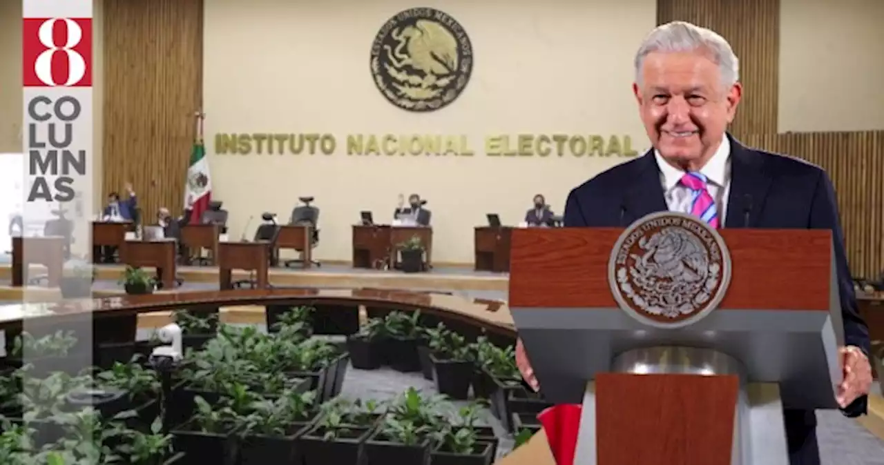 Apoya AMLO que una mujer presida el INE