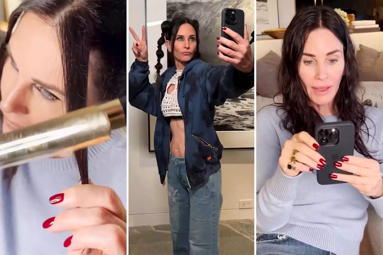 Courteney Cox slays dressing like ‘Gen-Z girls’ in crop top, baggy jeans