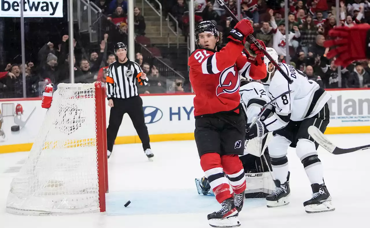 Devils rally late to beat Kings in overtime