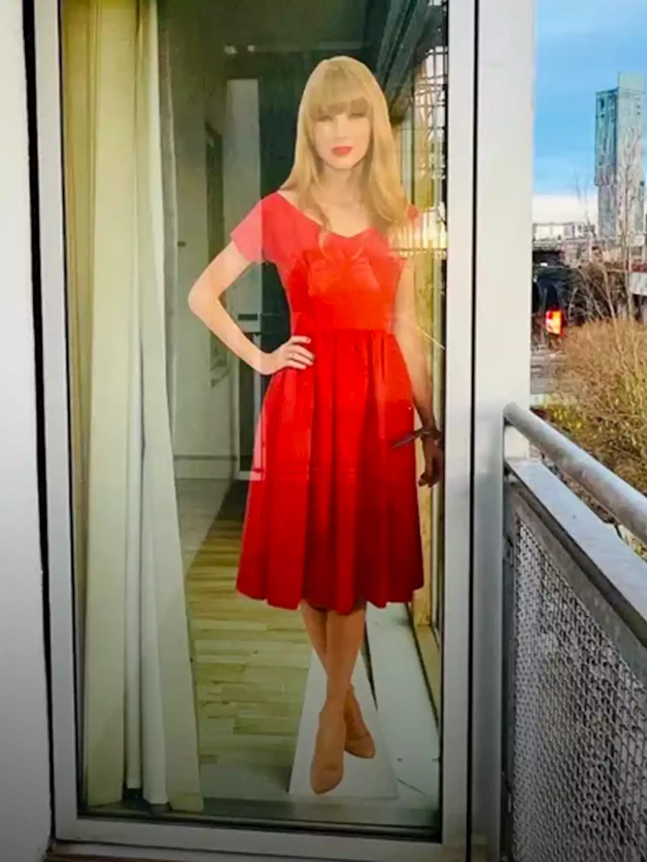 My Taylor Swift cardboard cutout is mandatory in my home