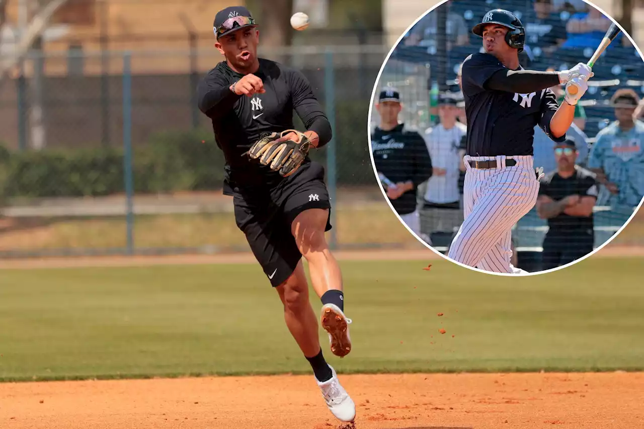 Oswald Peraza knows he has ‘legit opportunity’ to win Yankees’ shortstop battle