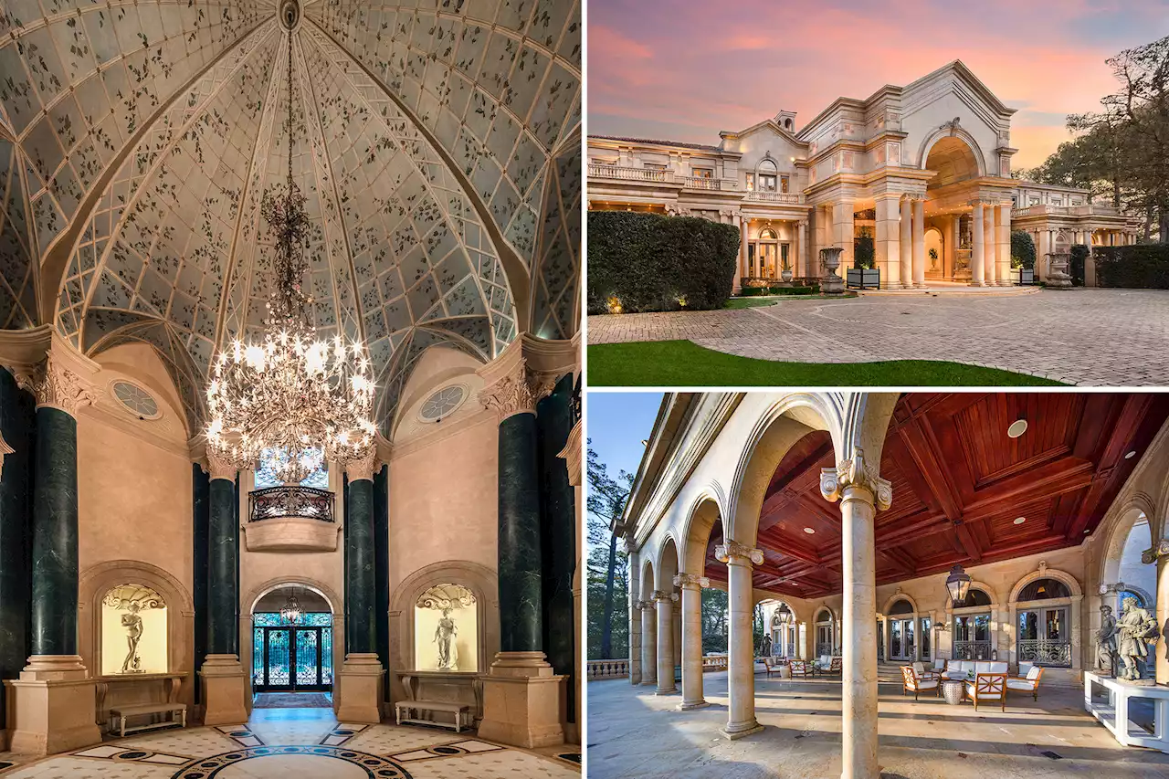 Sprawling chateau, once Houston’s priciest home, relists for $36M