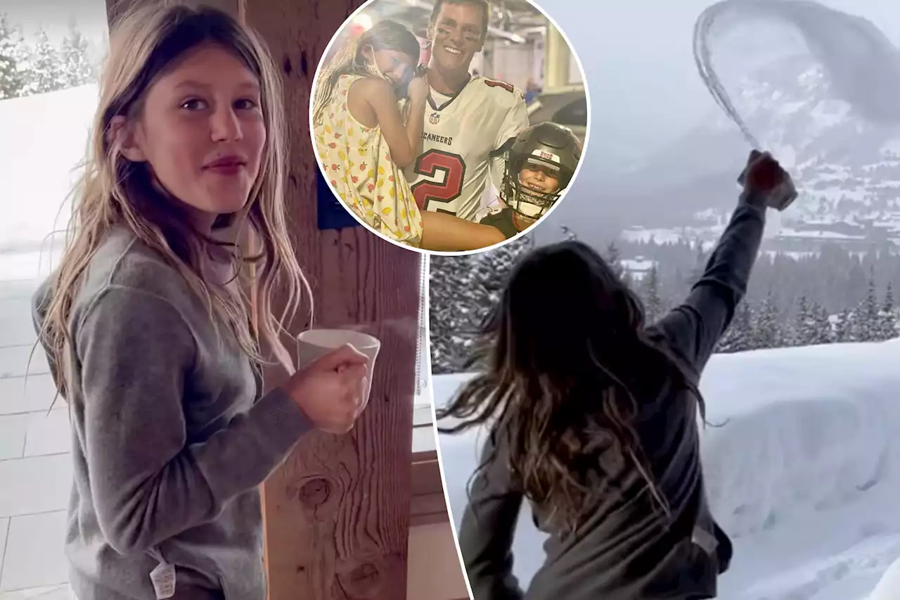 Tom Brady mesmerized by daughter Vivian’s experiment on winter trip: ‘Science is fun’