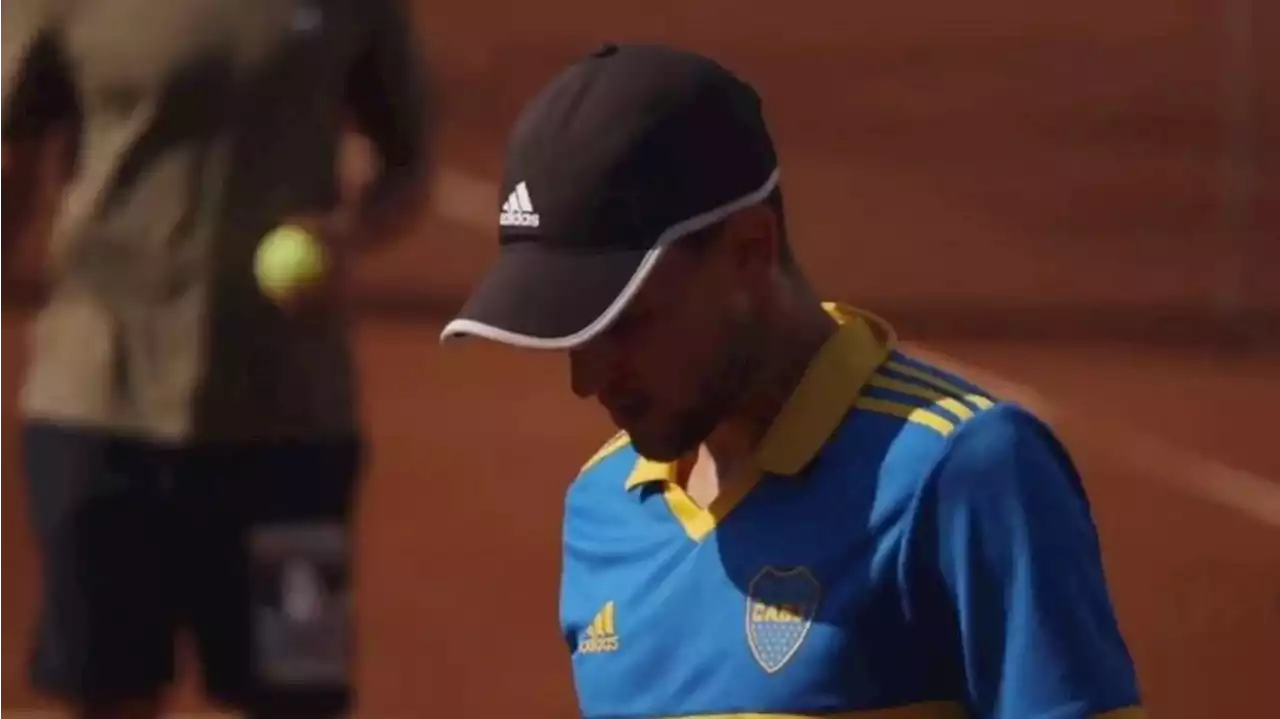 Dominic Thiem entrenó con la camiseta de Boca en Chile