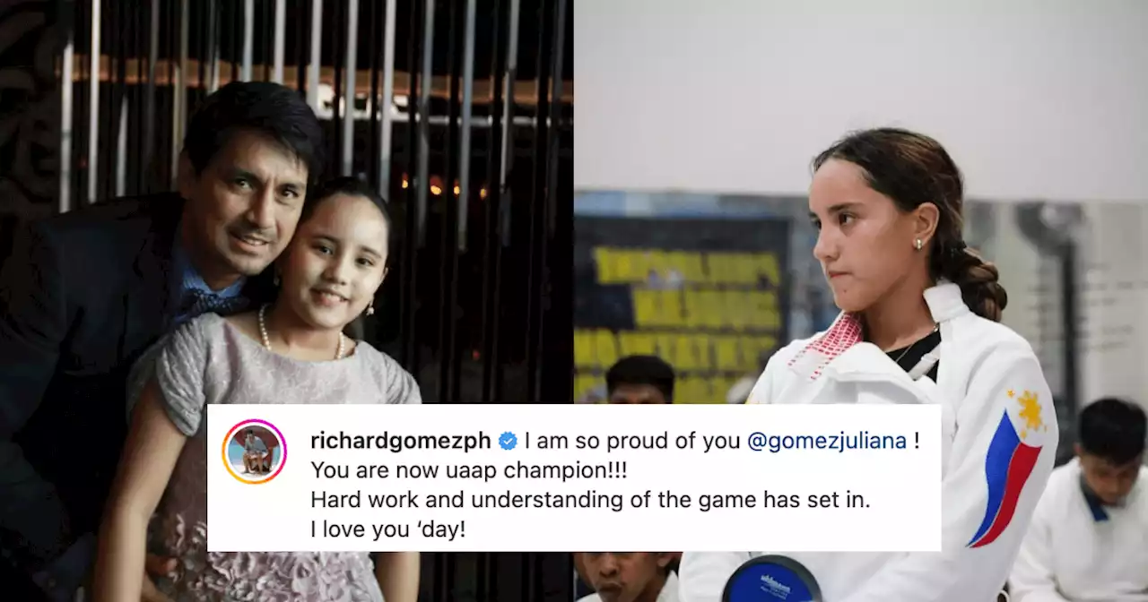 Juliana Gomez, daughter of Richard Gomez, emerges as UAAP women's épée fencing champion