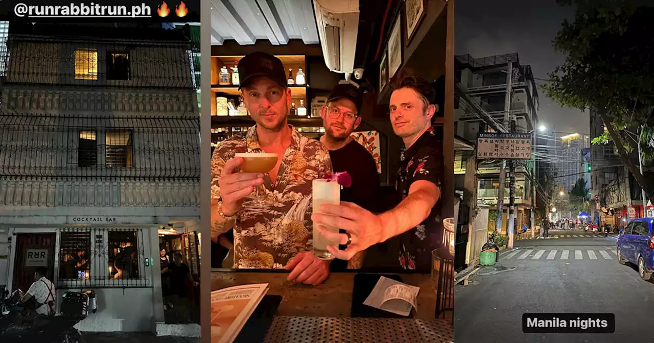 LOOK: OneRepublic goes on a night out in Makati's Poblacion after concert