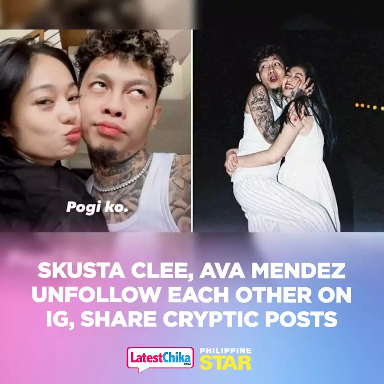 Skusta Clee, Ava Mendez unfollow each other on IG, share cryptic posts ...