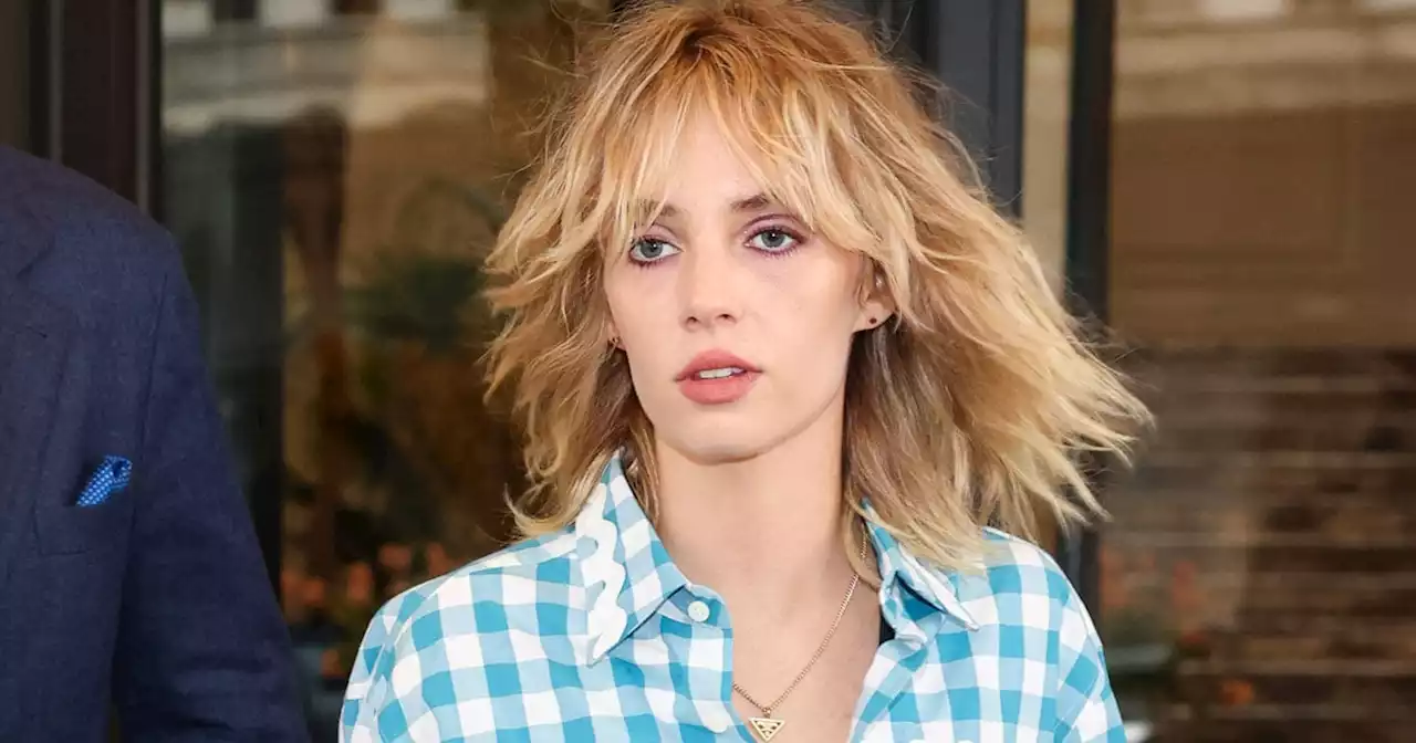 Maya Hawke Embraces the 'No-Pants' Trend at Milan Fashion Week