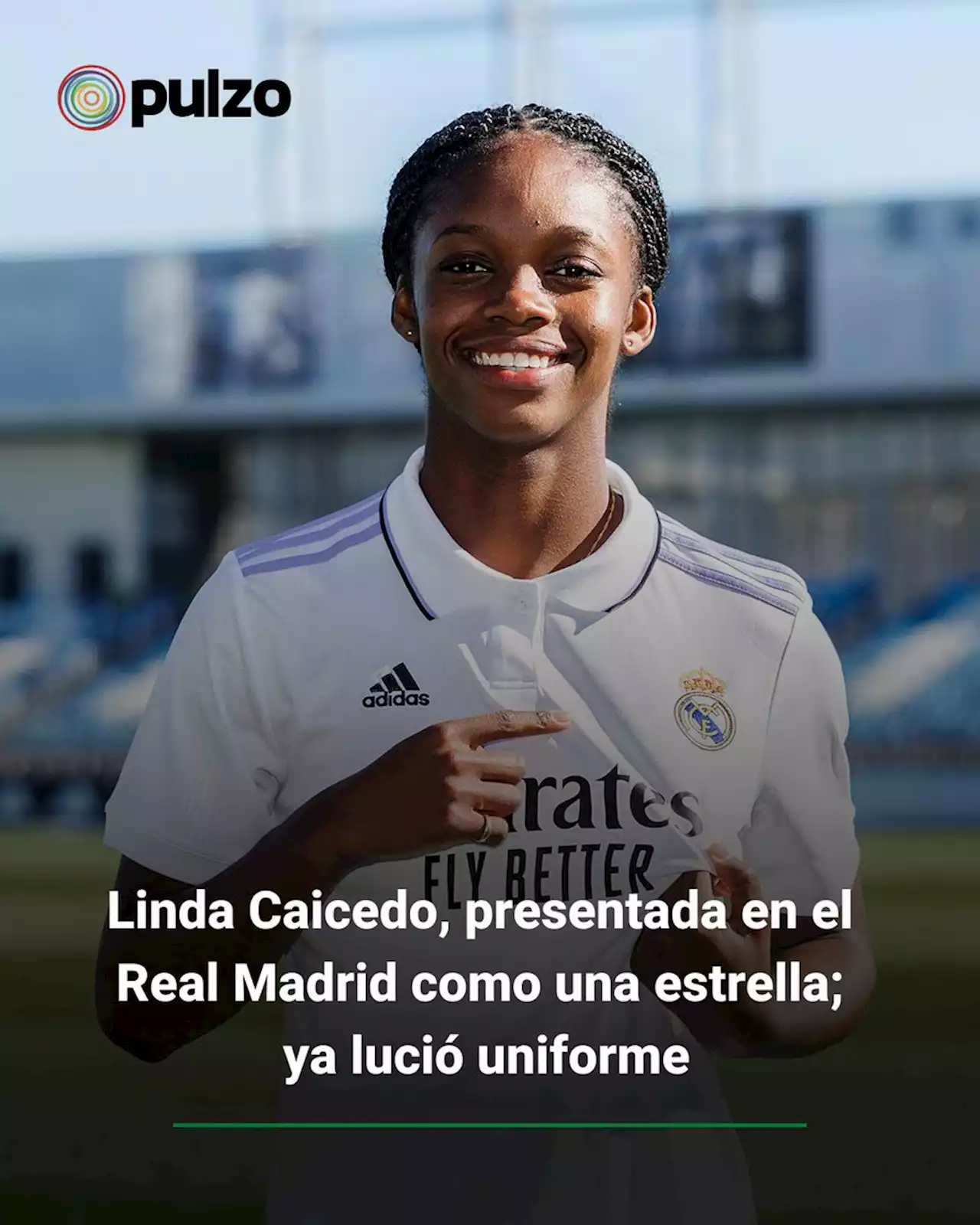 [Video] Linda Caicedo, presentada en el Real Madrid como una estrella; ya lució uniforme - Pulzo