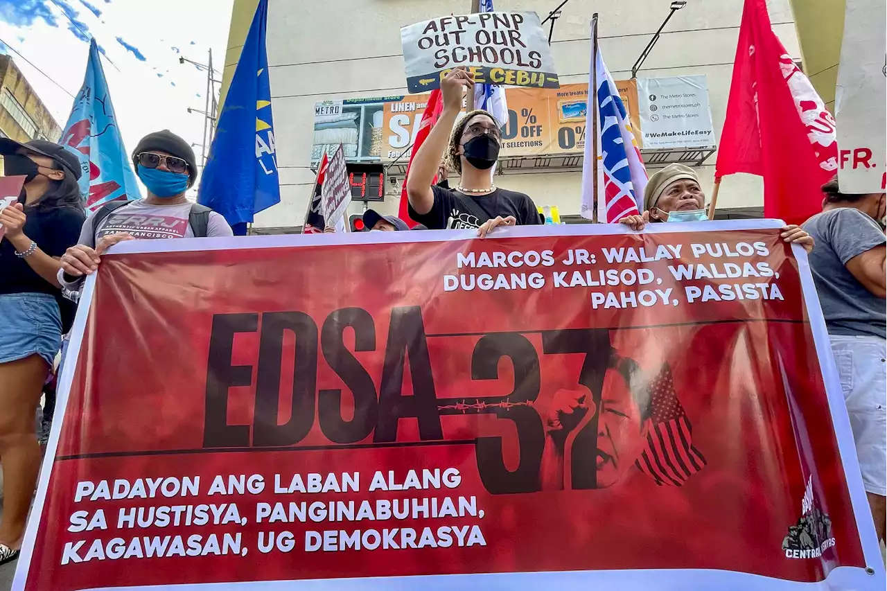 During 37th EDSA commemoration rally, Cebuanos renew calls for justice for slain activists