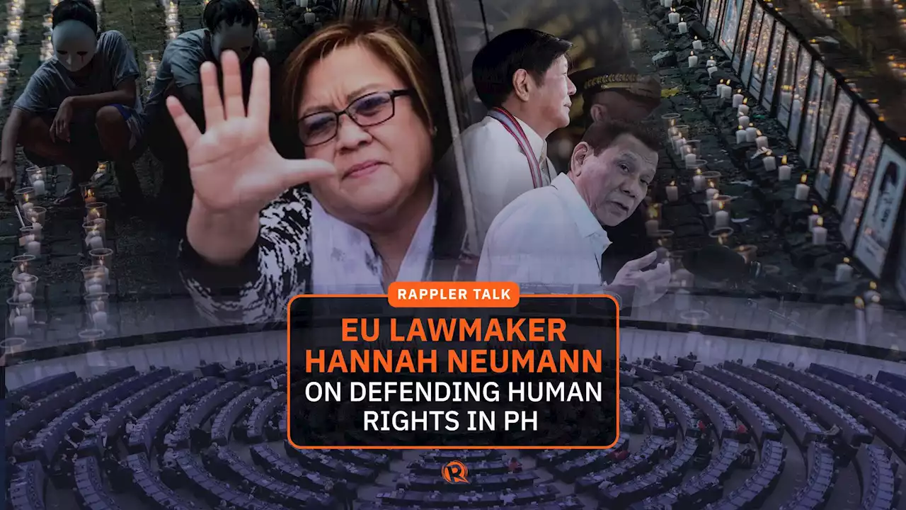 Rappler Talk: EU lawmaker Hannah Neumann on defending human rights in PH