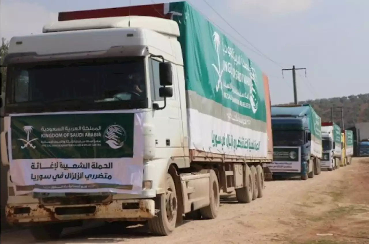 20 Truk Bantuan Arab Saudi Seberangi Perbatasan Suriah |Republika Online