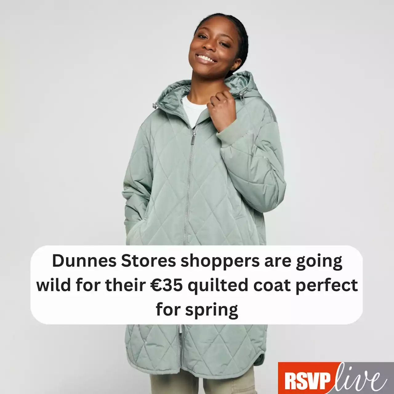 Dunnes Stores shoppers going wild for their €35 quilted coat perfect for spring