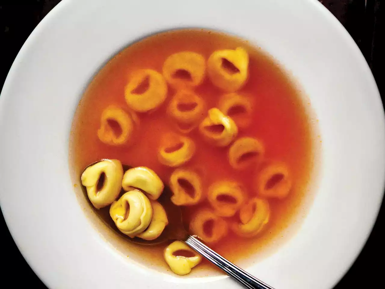 Tortellini Soup (Tortellini in Brodo)