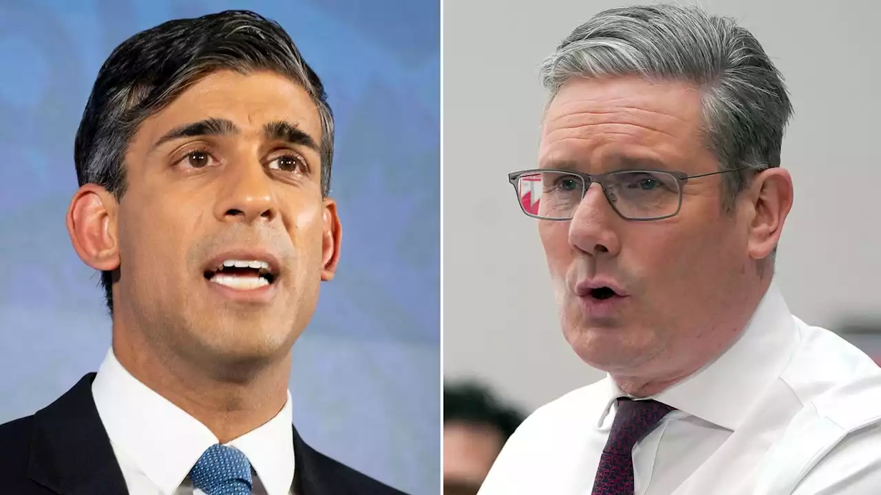 What are Rishi Sunak and Sir Keir Starmer's pledges for government?