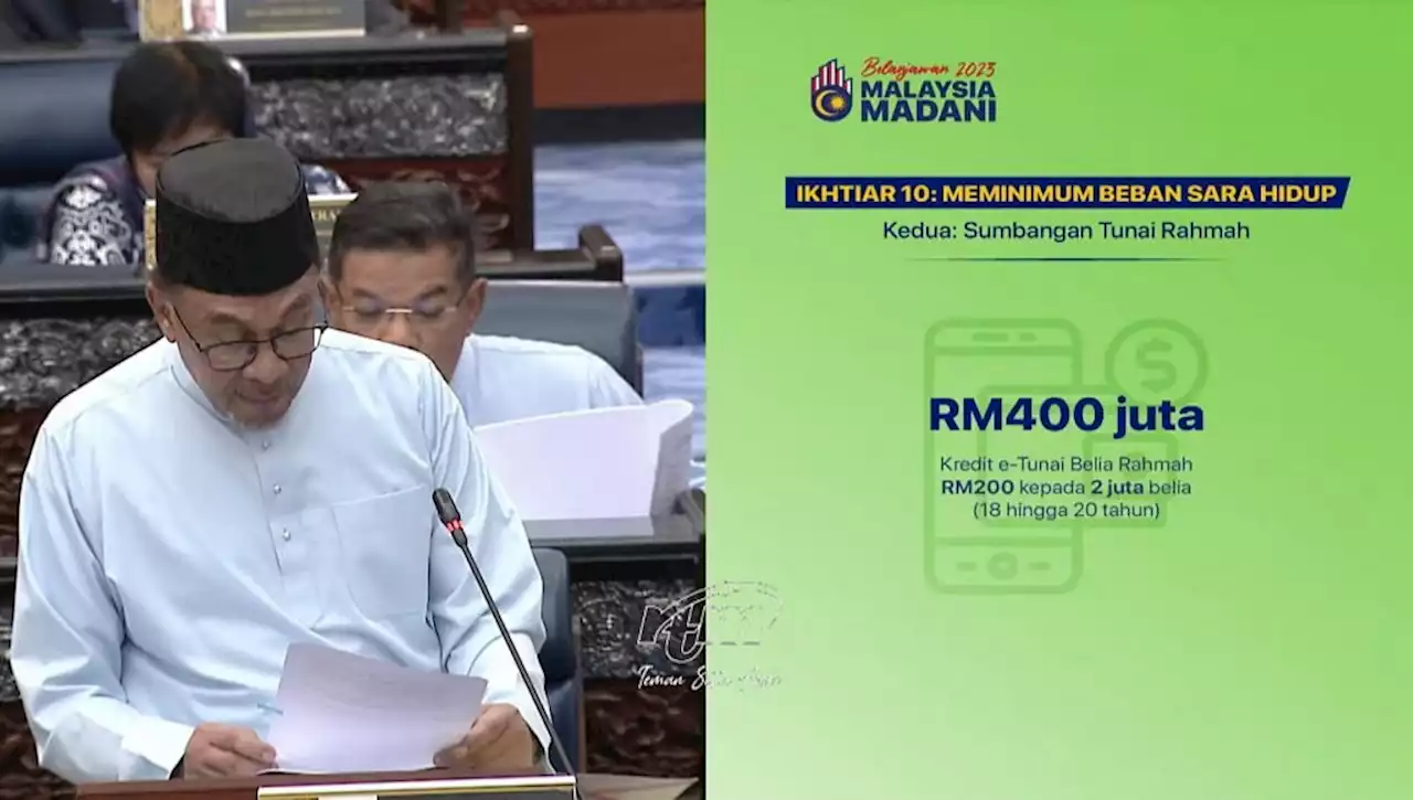 Budget 2023: Govt to provide RM200 eWallet credit for 2 million youths in Malaysia - SoyaCincau