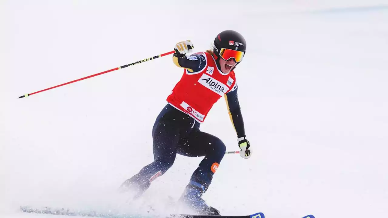 Skicross: Sandra Näslund ”bara” tvåa i VM-kvalet: ”Inget bra åk”