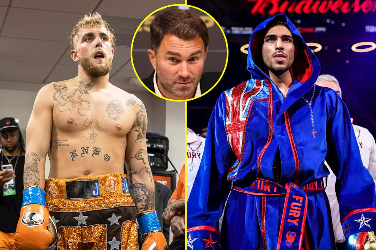 Jake Paul responds to Eddie Hearn's U-turn prediction for his clash with Tommy Fury