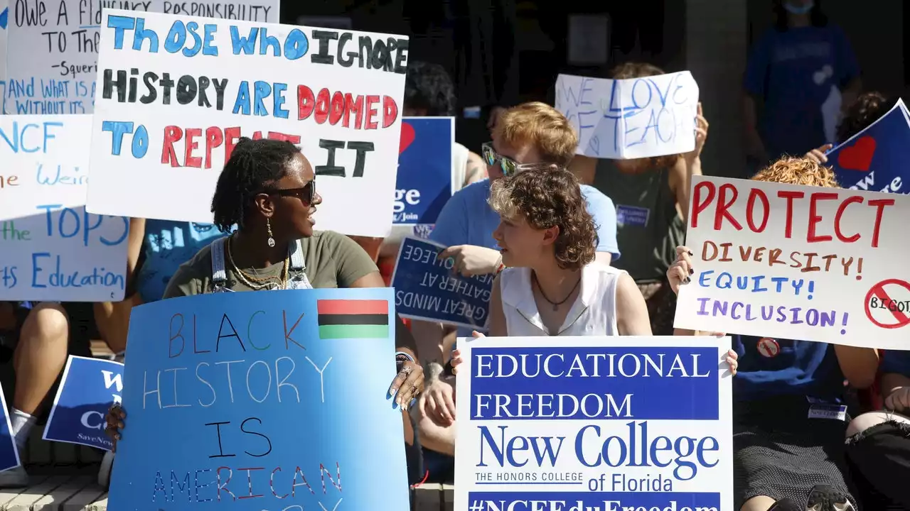 Florida College Students Walk Out Over DeSantis Policies