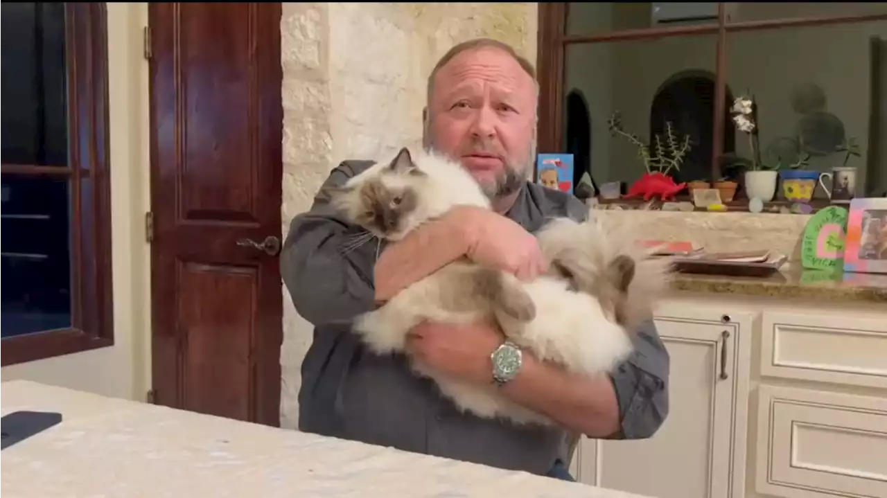 Alex Jones Refuses to Give Up Pet Cat in Bankruptcy Court