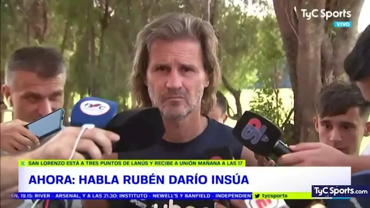 Insua, CONTUNDENTE en la previa de San Lorenzo vs. Unión - TyC Sports