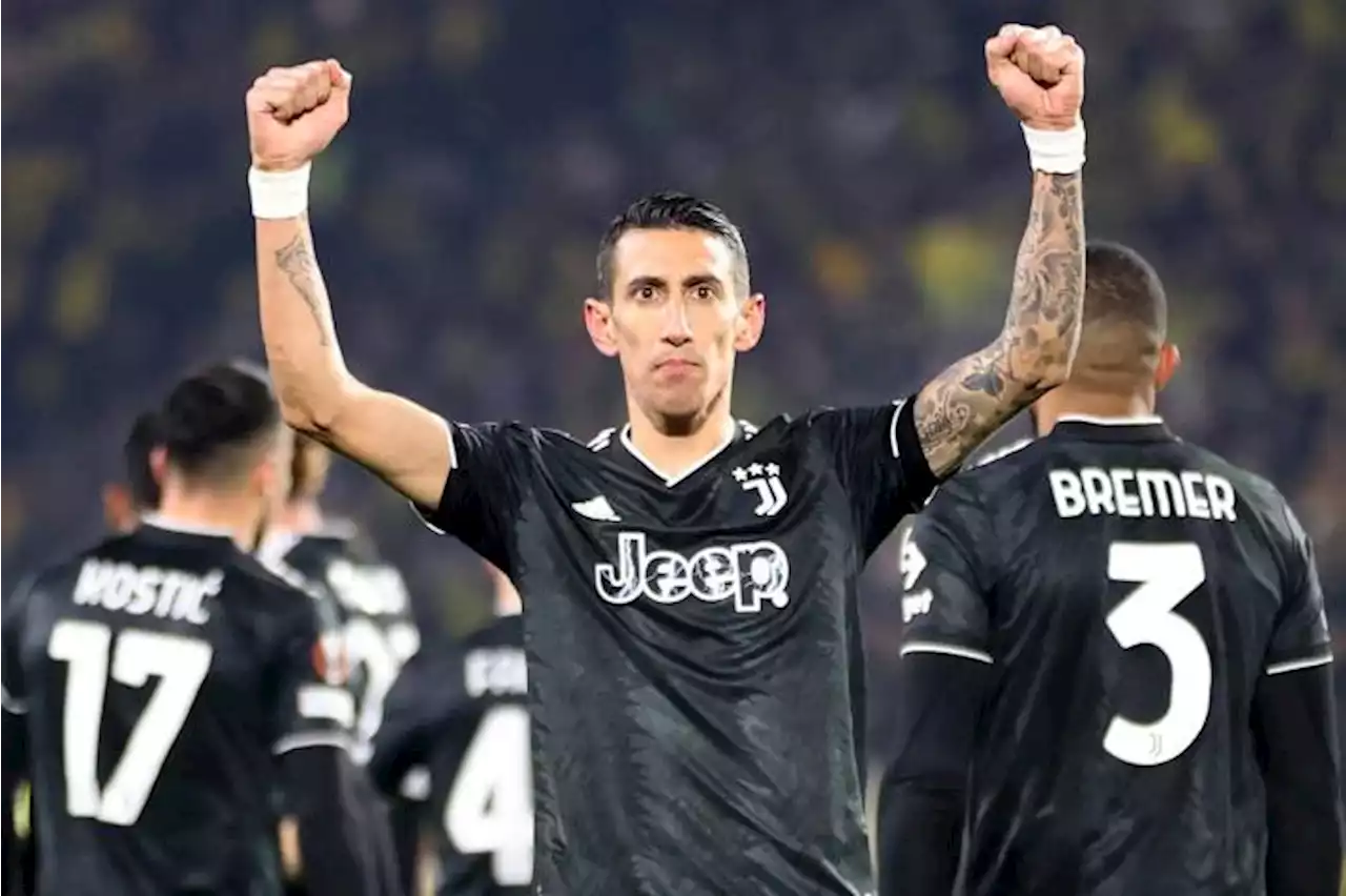 Video: Di María está intratable y comanda la clasificación de Juventus en la Liga Europa